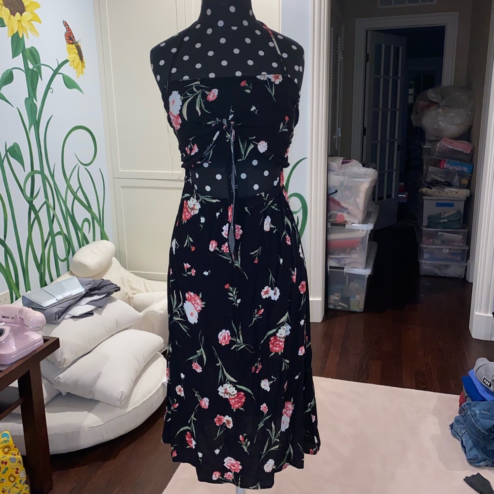 floral midi dress